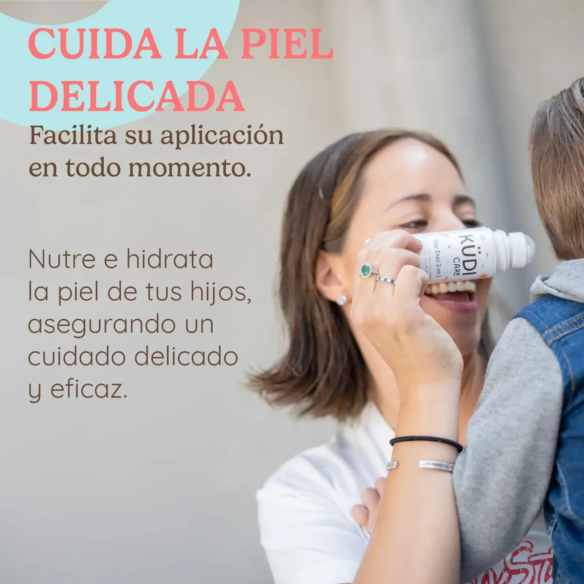 Tiny Duo Protector Solar Mineral con Repelente Natural Citronella 2 en 1 Roll On FPS 50 para Bebés y Niños 100 ml